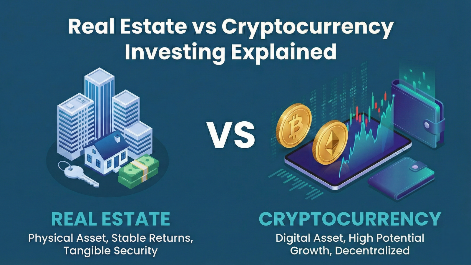 Real Estate vs Cryptocurrency Investing
