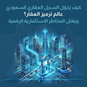 كيف يُحوّل السجل العقاري السعودي عالم ترميز العقار ويقلل المخاطر الاستثمارية الرقمية