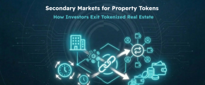 Secondary markets for property tokens