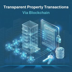 Transparent Property Transactions via Blockchain